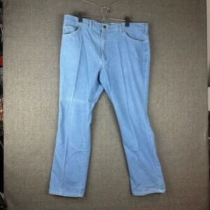 Lee Jeans‎ Light Blue Denim Pants Casual Classic Relaxed Fit Men's